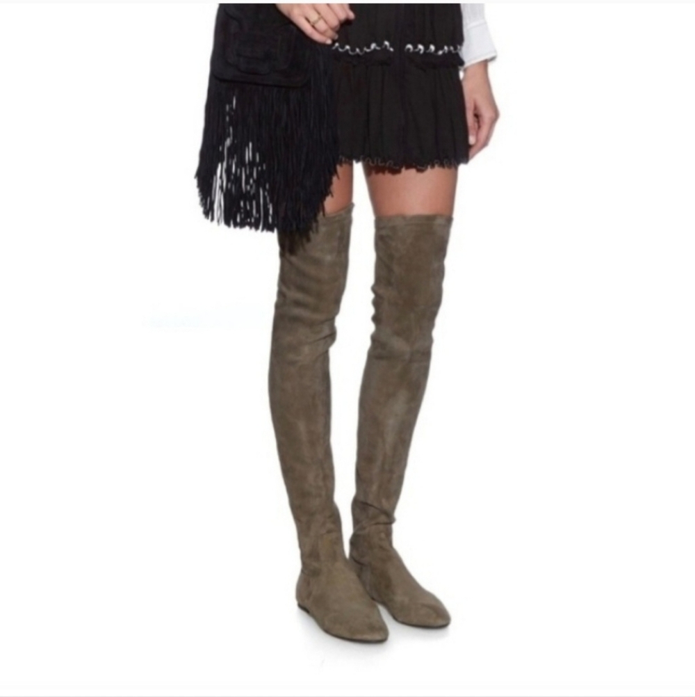 Isabel Marant Over The Knee Boots Suede Sz 9